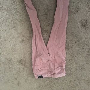 Light pink skinny jeans